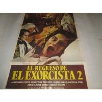 Poster Original De La Pelicula  El Regrego De El Exorcista segunda mano  Perú 