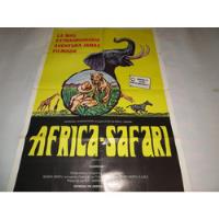 Poster Original De La Pelicula  Africa Safari, usado segunda mano  Perú 