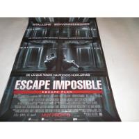 Poster Original De La Pelicula  Escape Imposible, usado segunda mano  Perú 