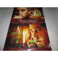 Poster Original   Wall Street:el Dinero Nunca Duerme segunda mano  Perú 