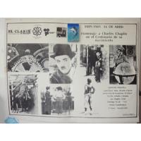 Poster Charles Chaplin Tributo Por Sus 100 Años D Nacimiento segunda mano  Perú 