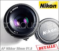A64 Lente Nikon Af Nikkor 50mm 1.8 D Foto Video Detalle, usado segunda mano  Perú 
