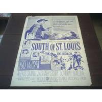 Poster Original South Of St. Louis Joel Mccrea Ray Enright segunda mano  Perú 