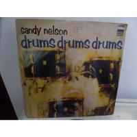 Usado, 7k Disco De Vinilo Sandy Nelson Bateria Drums Tocadiscos segunda mano  Perú 