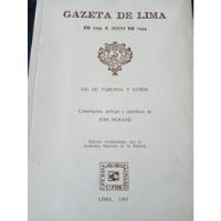 Gaceta De Lima 1793 A 1794 Tabo Lemos 2da Epoca Jose Durand , usado segunda mano  Perú 