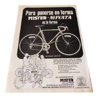 Dante42 Publicidad Antigua Retro Bicicletas Mister 1980, usado segunda mano  Perú 