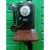 Usado, Antiguo Telefono De Baquela Metal Y Bronce45cms De Alto segunda mano  Perú 