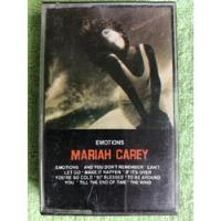 Eam Kct Mariah Carey Emotions 1991 Edic Peruana + Cancionero segunda mano  Perú 