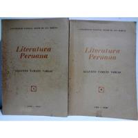 Literatura Peruana 2 Tomos - Agusto Tamayo Vargas (1965) segunda mano  Perú 