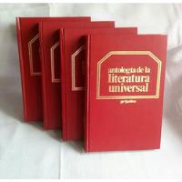 Antologia De La Literatura Universal Grijalbo  Primera Edic. segunda mano  Perú 