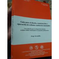 Usado, Libro Diseño De Rellenos Sanitarios Jaramillo segunda mano  Perú 