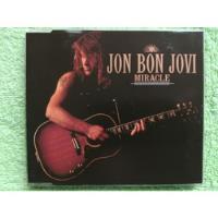 Eam Cd Single Jon Bon Jovi Miracle 1990 Edic Europea Vertigo segunda mano  Perú 