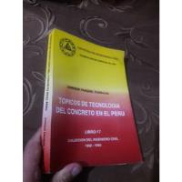 Libro Tópicos De Tecnología Del Concreto En El Perú Pasquel segunda mano  Perú 
