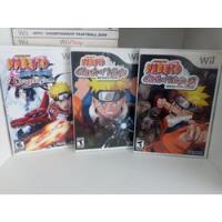 Colección Naruto Shippuden Clash Of Ninja Dragon Blade Wiiu , usado segunda mano  Perú 