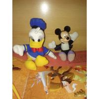 Peluche, Pato Donald Y Mickey , Pequeños ,originales, usado segunda mano  Perú 