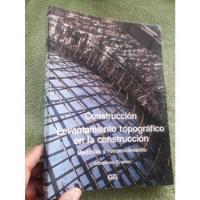 Libro Levantamiento Topográfico En La Construcción , usado segunda mano  Perú 