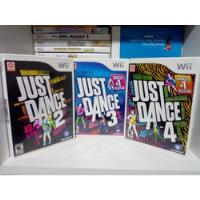 Just Dance Wii 2 ,3 ,4 Originales Wiiu , Set De 3 Pack Baile segunda mano  Perú 