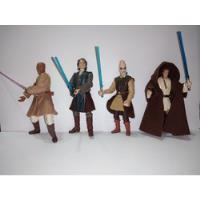 Star Wars 3.75 Maestros Jedis Anakin Obi Wan Mace Windu segunda mano  Perú 