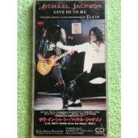 Eam Cd Single Michael Jackson & Slash Give In To Me 1993 Pop, usado segunda mano  Perú 