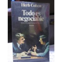 Libro Todo Es Negociable De Herb Cohen, usado segunda mano  Perú 