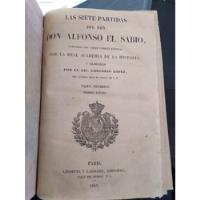 Las Siete Partidas Del Rey Don Alfonso El Sabio 4 Vol. 1843, usado segunda mano  Perú 