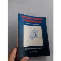 Libro Rectas,planos Y Superficies Espinoza Ramos, usado segunda mano  Perú 