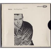 Pet Shop Boys - Before Cd Maxi + Video P78, usado segunda mano  Perú 