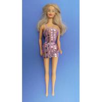 Usado, Barbie Original , Mattel Rubia Con Vestido segunda mano  Perú 