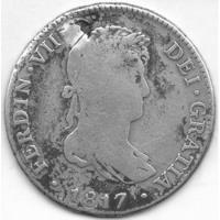 Moneda Colonial Potosi 4 Reales 1817 Pj Cj:87.2 Fernando Vii segunda mano  Perú 