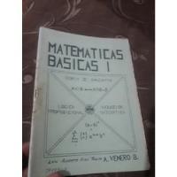 Libro Boletin Matemáticas Básicas 1 Venero Uni  segunda mano  Perú 