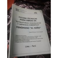Libro Fichas Técnicas Para Obras De Estructuras Hidraulicas  segunda mano  Perú 