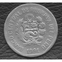 Moneda Un Nuevo Sol 1991 Regular Estado Fama Internaciona1   segunda mano  Perú 