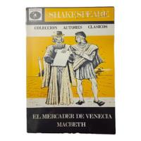 Usado, El Mercader De Venecia Macbeth William Shakespeare 1972 segunda mano  Perú 
