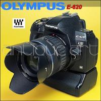 Usado, A64 Camara Olympus E-620 Lente 14-42mm 4/3 Battery Grip Flas segunda mano  Perú 