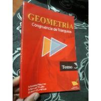 Libro Geometría Congruencia De Triángulos Tomo 3 Rayme, usado segunda mano  Perú 