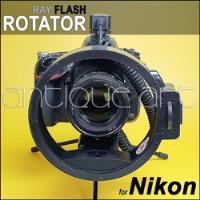 A64 Rotator Ray Flash Nikon Rotacion 360° Bracket Ocasion!! segunda mano  Perú 
