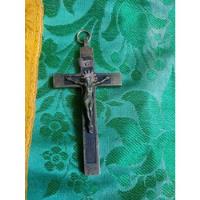 Antiguo Crucifijo De Ebano Cruz Cristo M1 segunda mano  Perú 