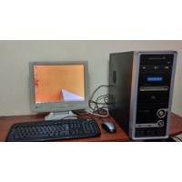 Usado, Computadora Pc Celeron W8 Kingfertech Con Monitor Gateway 15 segunda mano  Perú 