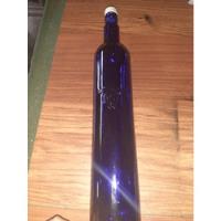 Botella Vacia Azul Cobalto De 1 Litro Medidas 43x7cm  segunda mano  Perú 