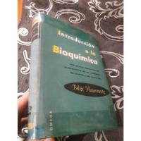 Libro Introducción A La Bioquímica Felix Haurowitz segunda mano  Perú 