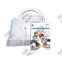 Usado, Nintendo Wii Blanco + Timón + Juego Mario Kart + Accesorios  segunda mano  Perú 