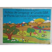 Usado, Fichas De Lenguaje Lecturas Complementarias 3 Grado 1975 segunda mano  Perú 