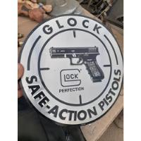 Jt Publicidad De Glock Coleccion De Metal Alto Relieve  segunda mano  Perú 