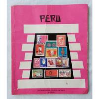 Álbum Estampillas Perú Filatelia Colección  segunda mano  Perú 
