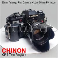 A64 Camara 35mm Film Chinon Cp-5 Lens 50mm Pentax Lenshood segunda mano  Perú 