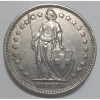 Moneda Suiza Helvetia 2 Francos Año 1968 Excelente Estado segunda mano  Perú 