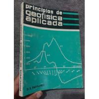 Usado, Libro Principios De Geofísica Aplicada Parasnis segunda mano  Perú 