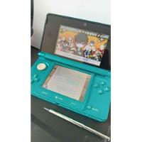 Nintendo 3ds Color Aqua Blue Con Memoria 32 Gb Hello Kitty, usado segunda mano  Perú 