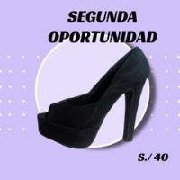 Zapatos Negros, Diva Lounge, En Muy Buen Estado, usado segunda mano  Perú 