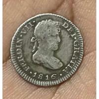 Venta Moneda 1/2 Real Fernando Vii 1816 Lima segunda mano  Perú 